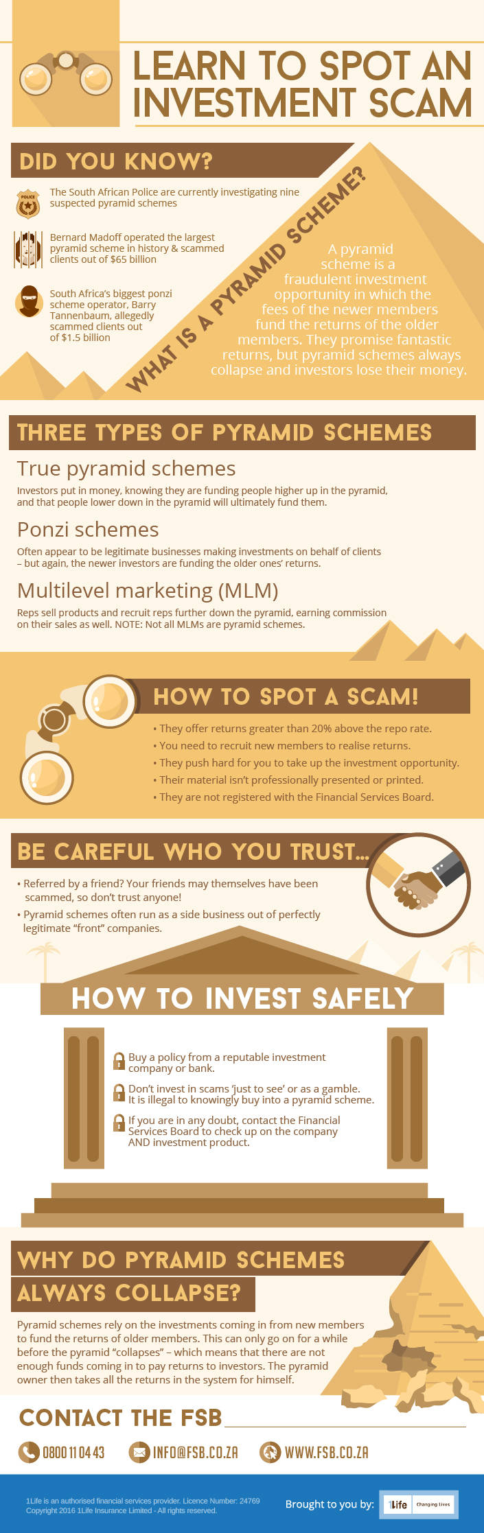 Learn to spot an investment scam