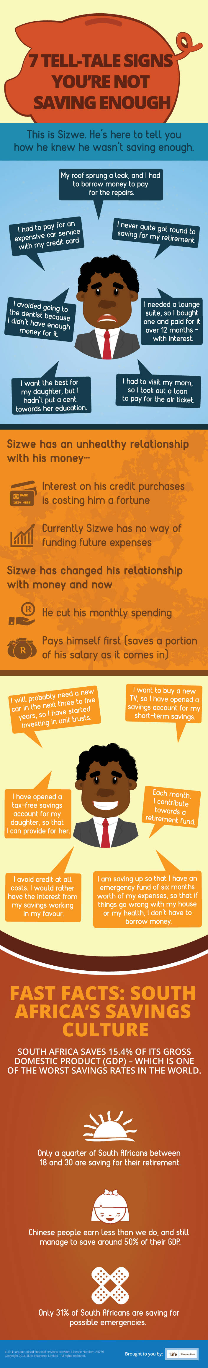 7 tell-tale signs you're not saving enough