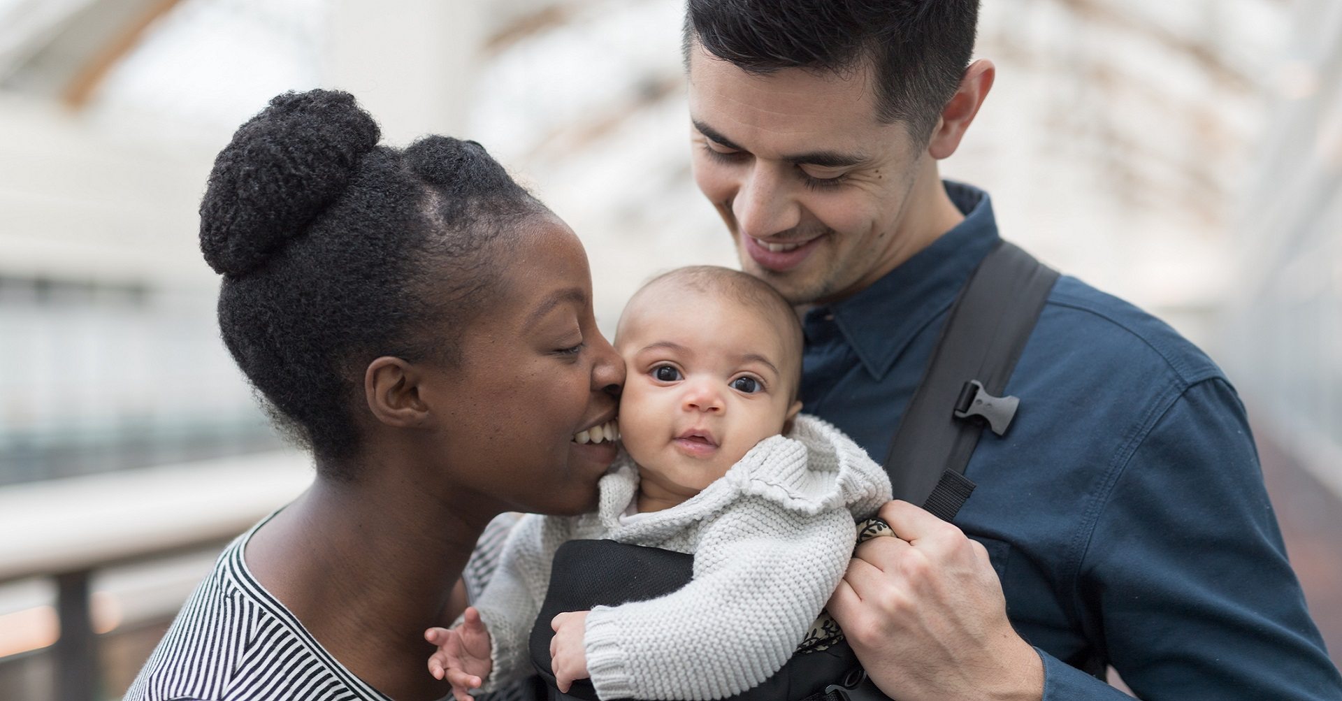 couple with baby