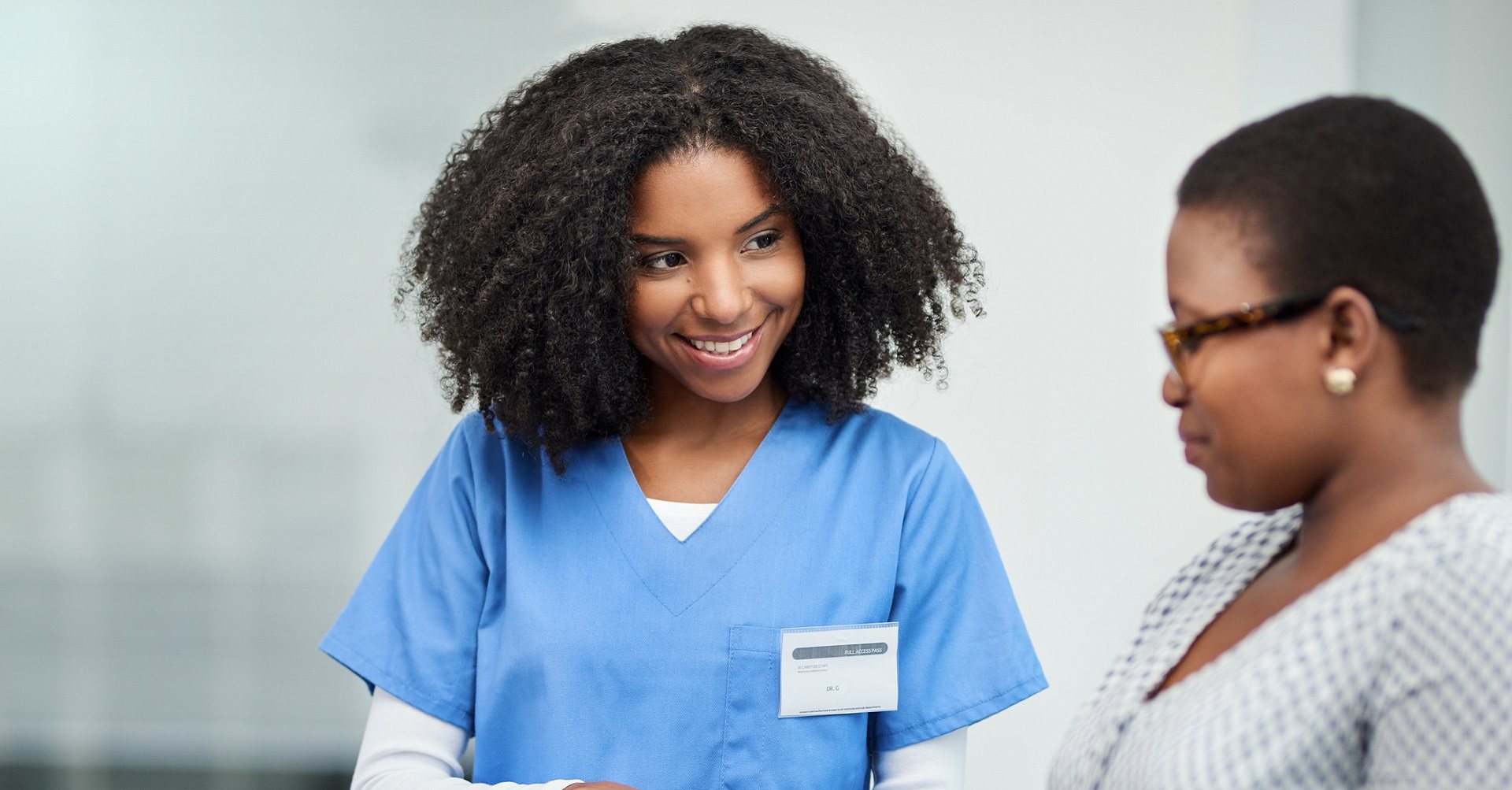 Woman at the doctor