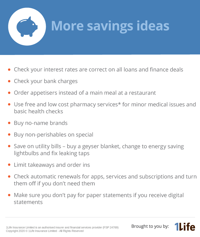 more saving ideas