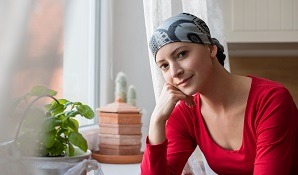 Woman smiling at camera