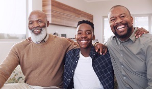 3 generations of men 