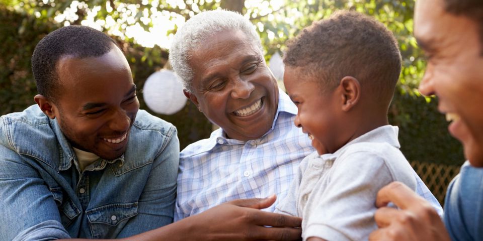 Generations of Family Smiling