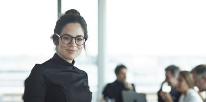 smiling woman