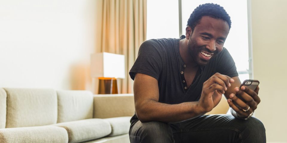 Man on his phone