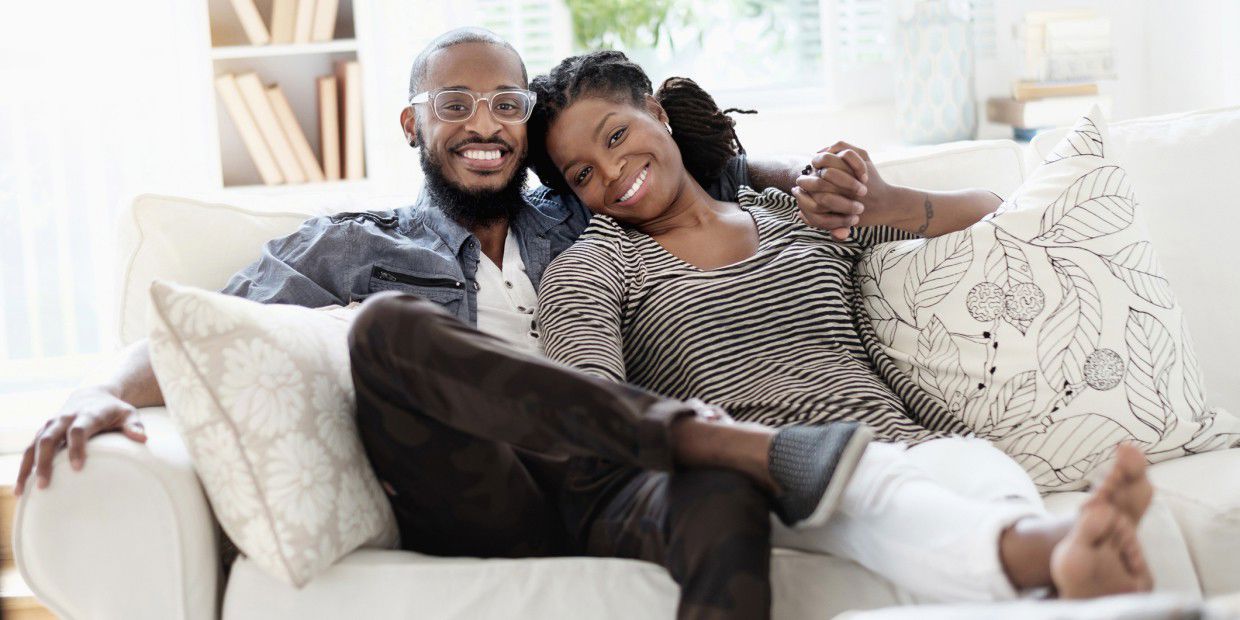 couple on a couch