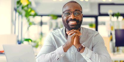 financial adviser on laptop