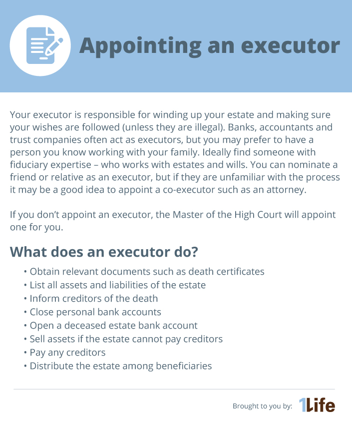 Appointing an executor
