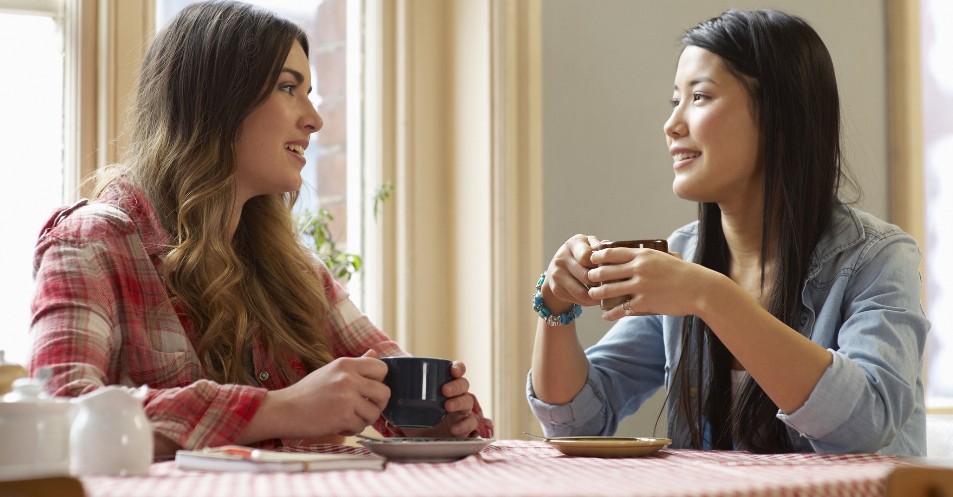 friends having coffee