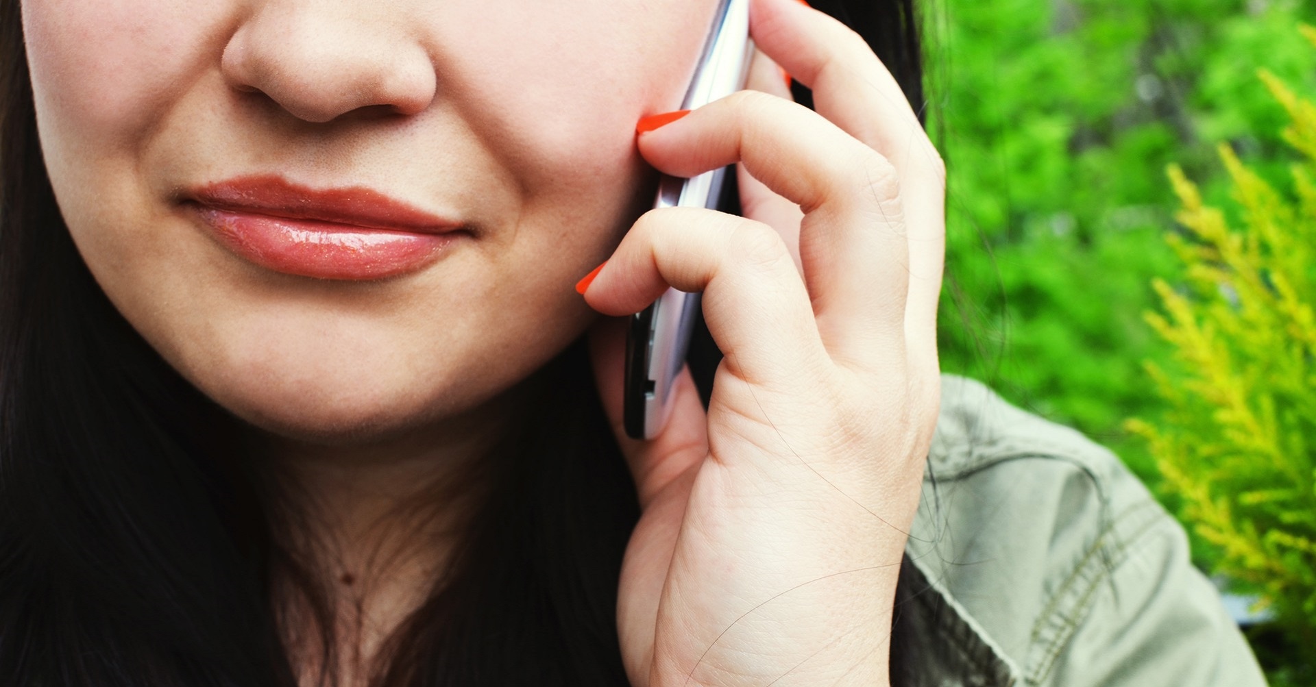 woman on cellphone