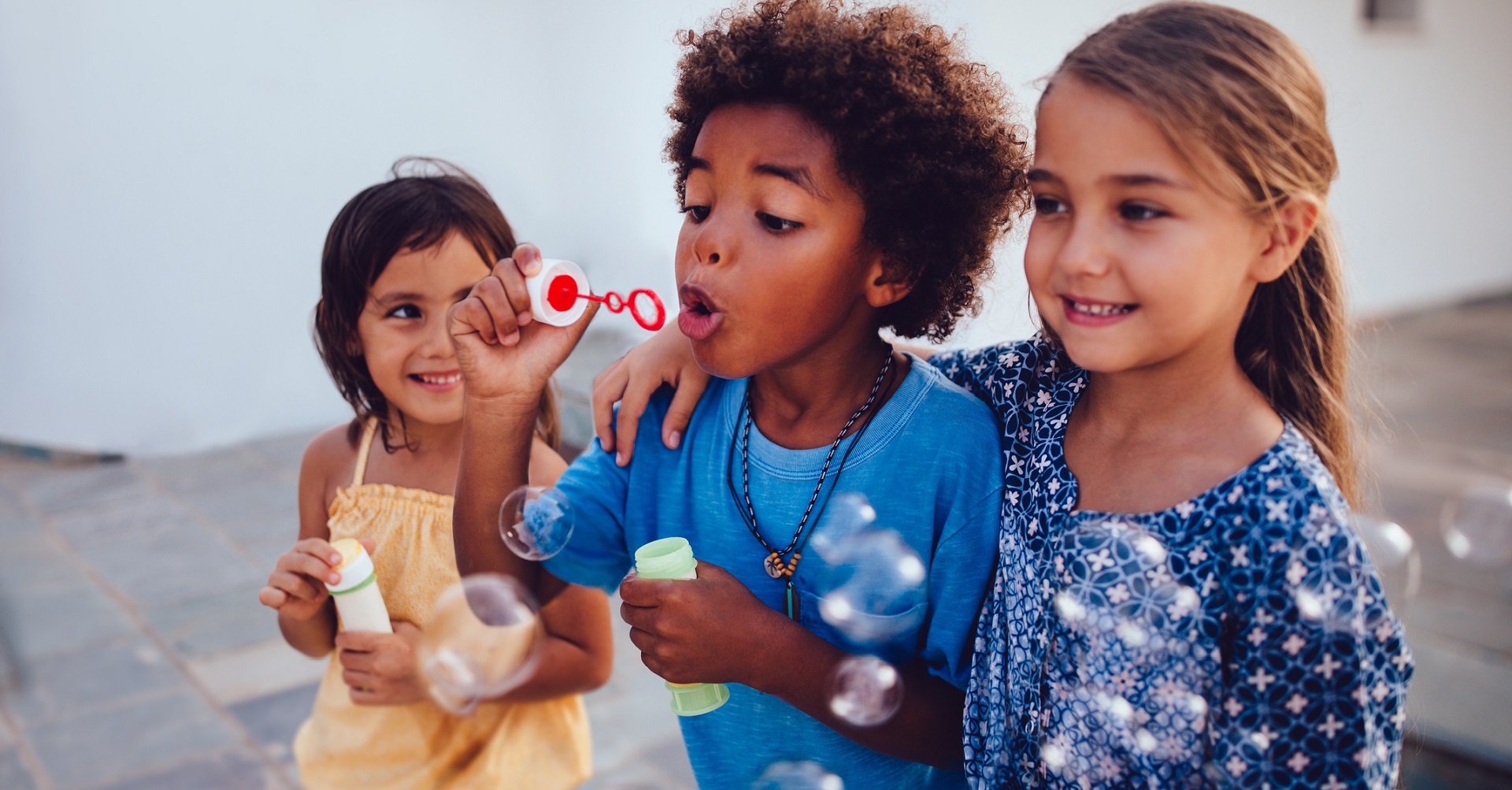 kids playing together