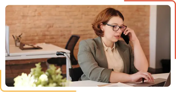 woman using mobile phone